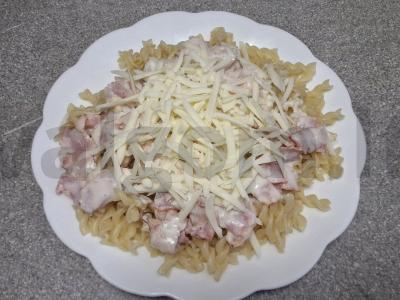 Makaronai su karbonaro padažu Žingsnis 8