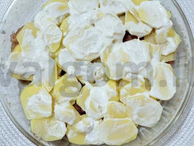 Vištienos krūtinėlė po sūrio apvalkalu su bulvėmis Žingsnis 4