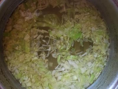 Šviežių kopūstų šči su aštriu raudonu pipiru Žingsnis 7