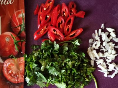 Šviežių kopūstų šči su aštriu raudonu pipiru Žingsnis 9