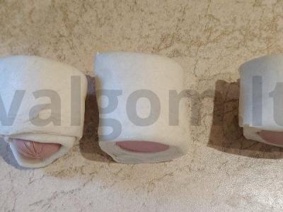 Dešrelės sluoksniuotame tešloje Žingsnis 5