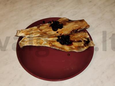 Menkių filė su juodųjų pupelių pasta Žingsnis 2