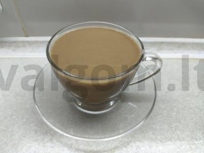 Kvapnus kava su kakava ir halva pagrindine nuotrauka