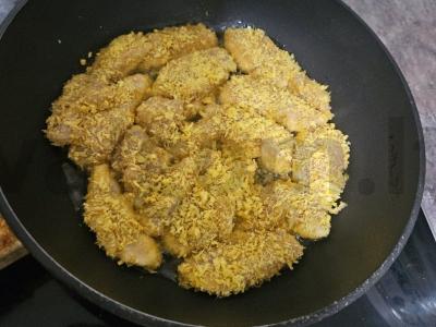 Traškūs vištienos nagetai Žingsnis 6