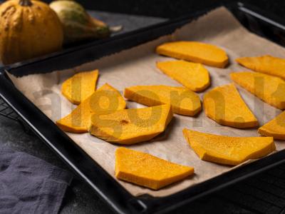 Moliūgų keksiukas su karamele Žingsnis 1