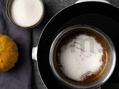 Moliūgų keksiukas su karamele Žingsnis 7