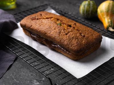 Moliūgų keksiukas su karamele Žingsnis 12