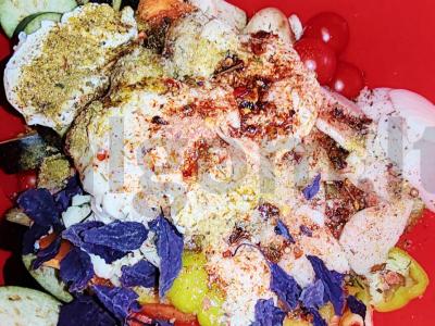 Kepti daržovės su grybais, grietine ir majonezu Žingsnis 4