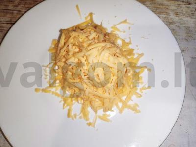 Kepti daržovės su grybais, grietine ir majonezu Žingsnis 6