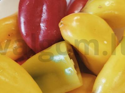 Paprikos, įdarytos morkomis Žingsnis 5