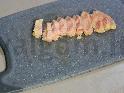 Užkandis su upėtakiu ir sūriu Žingsnis 2