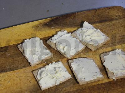 Užkandis su upėtakiu ir sūriu Žingsnis 3