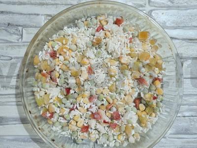 Kvapnus vištienos filė su havajų mišiniu orkaitėje Žingsnis 1