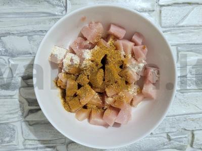 Kvapnus vištienos filė su havajų mišiniu orkaitėje Žingsnis 2