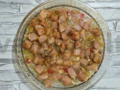 Kvapnus vištienos filė su havajų mišiniu orkaitėje Žingsnis 3