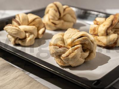 Skandinavijos cinamoninės bandelės Žingsnis 7