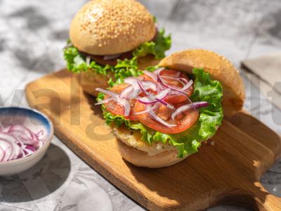 Krevetėmis užpildytas burgeris Žingsnis 8