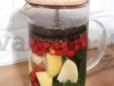 Vitaminų arbata su šermukšniu Žingsnis 4