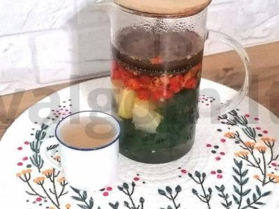 Vitaminų arbata su šermukšniu Žingsnis 5