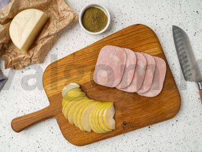 Pica su kriaušėmis ant sluoksniuoto tešlos Žingsnis 1