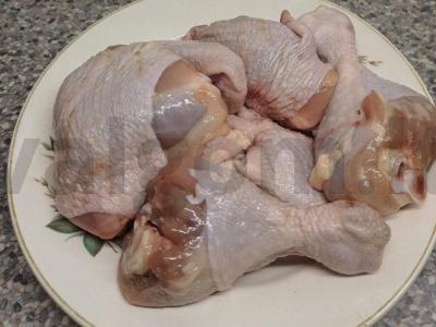 Vištiena namuose su padažu Žingsnis 1