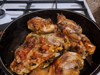 Vištiena namuose su padažu Žingsnis 6