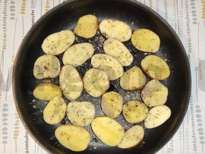 Kaimiškas vakarienė iš bulvių ir vištienos Žingsnis 2