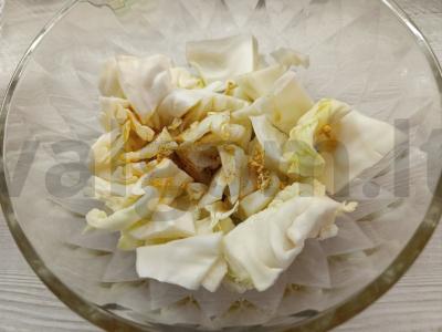 Kopūstai su morkomis korėjietiškai Žingsnis 3