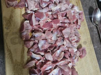 Švelnūs vištienos skrandžiai Žingsnis 1