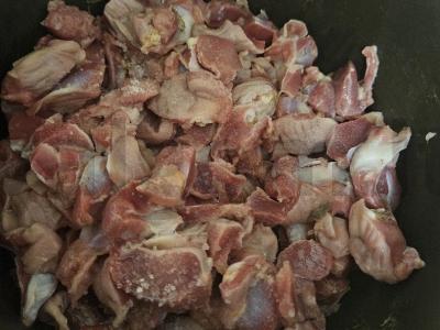 Švelnūs vištienos skrandžiai Žingsnis 5