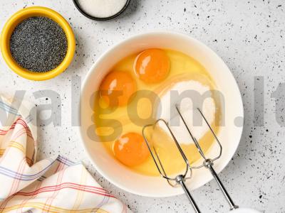 Moliūgų blynai Žingsnis 1