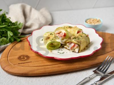 Cukinijų ritinėliai pagrindine nuotrauka