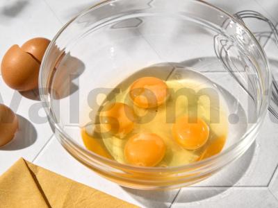 Vafliai su tunu ir salierais Žingsnis 1