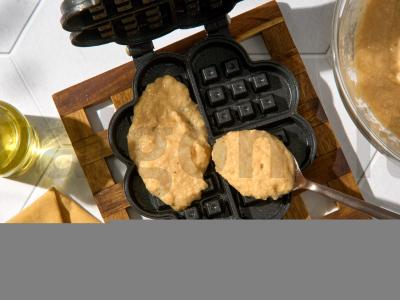 Vafliai su tunu ir salierais Žingsnis 3