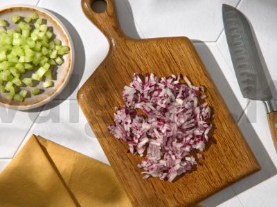 Vafliai su tunu ir salierais Žingsnis 5