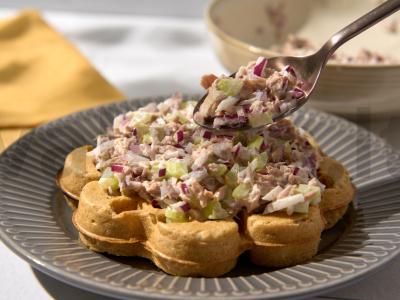 Vafliai su tunu ir salierais Žingsnis 7