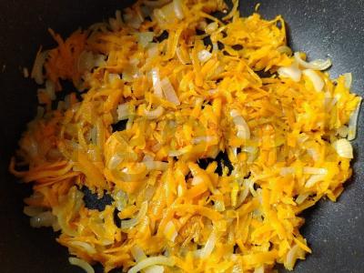 Ryžių apkepas su žuvimi Žingsnis 2