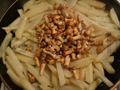 Miško bulvės su voveraitėmis Žingsnis 2