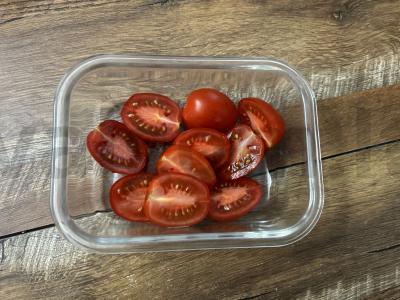 Sūdyti pomidorai su krapais ir česnaku Žingsnis 1