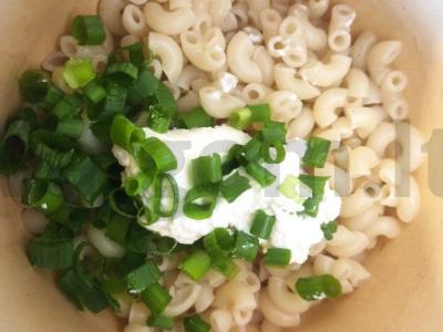 Makaronai su dešrelėmis ir varške Žingsnis 5