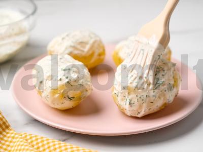 Bulvės su bekonu oro grilyje Žingsnis 3