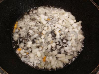 Įdaryti pipirai, kepti po sūriu Žingsnis 2