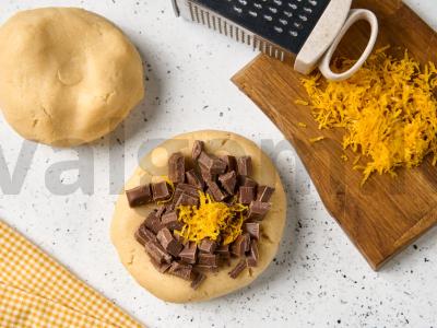 Smėliniai sausainiai su dviem skonių Žingsnis 2