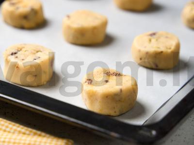 Smėliniai sausainiai su dviem skonių Žingsnis 4