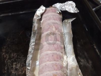 Mėsos ritinys su grybų įdaru Žingsnis 12