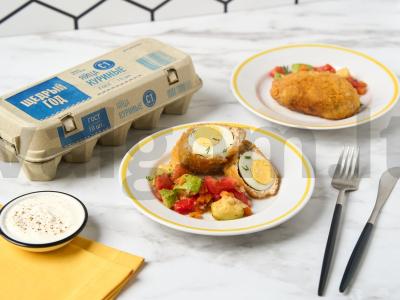 Kotletai su kiaušiniu pagrindine nuotrauka