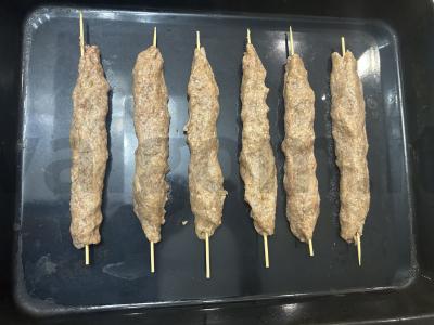 Lula kebabas ant iešmelių orkaitėje Žingsnis 5