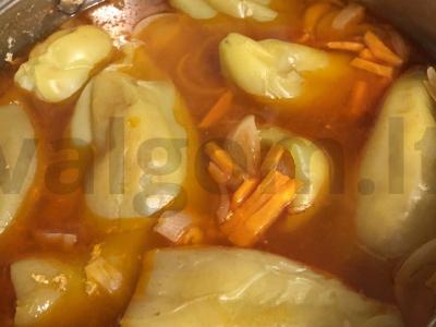 Įdarytos paprikos pomidorų sultyse Žingsnis 12