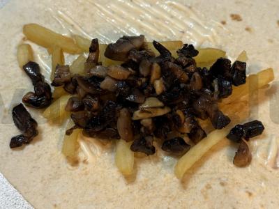 Greitas ir naudingas pusryčių patiekalas tortilijoje Žingsnis 6