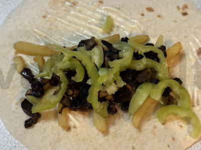 Greitas ir naudingas pusryčių patiekalas tortilijoje Žingsnis 7